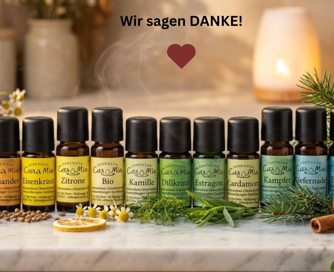 Sortimentswechsel von Cara Mia ätherischen Ölen zu Dr Eberhard in der Elisabeth Apotheke 1030 Wien.